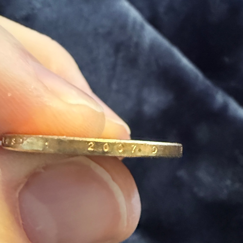 2007 D John Adams dollar coin - Picture 3 of 3